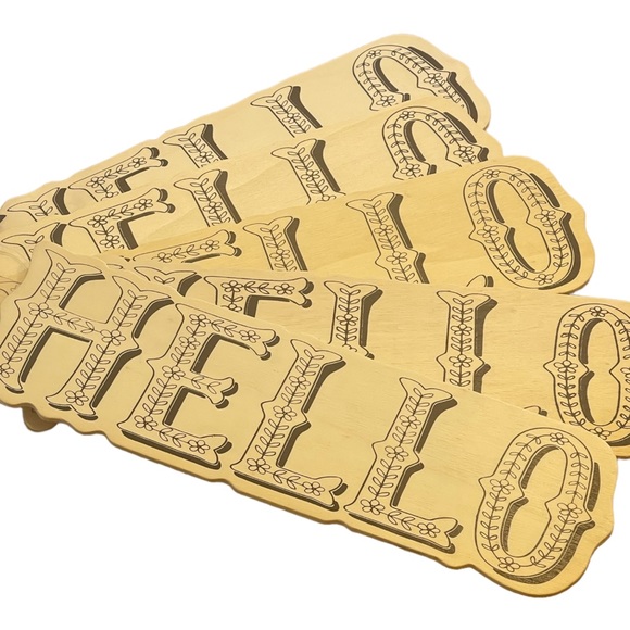 “Hello” DYI blank craft wood sign - Picture 2 of 3